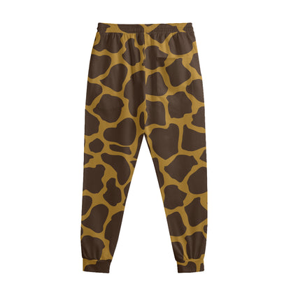 Dark Brown Cow Print Sweatpants