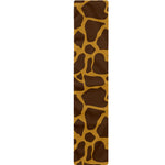 Dark Brown Cow Print Table Runner