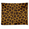 Dark Brown Cow Print Tapestry