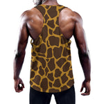 Dark Brown Cow Print Training Tank Top