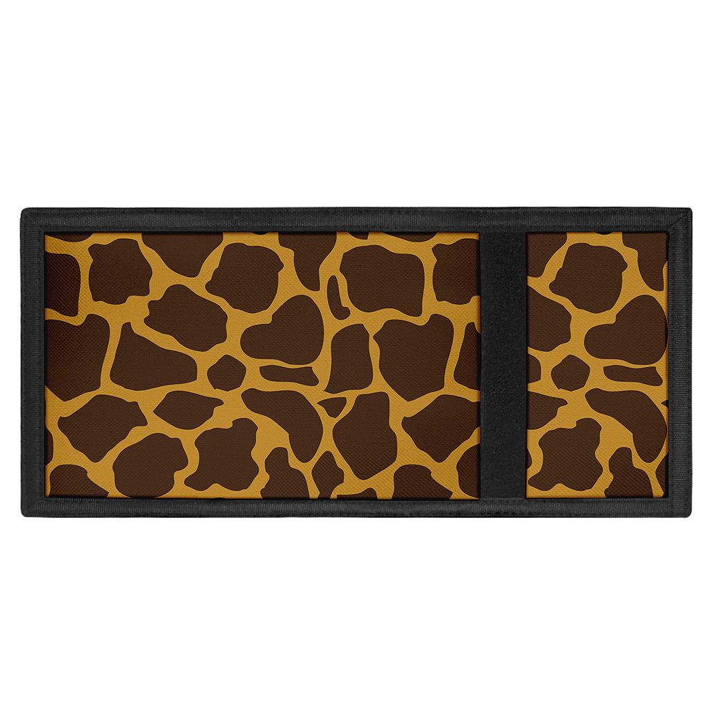 Dark Brown Cow Print Trifold Wallet