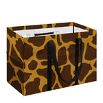 Dark Brown Cow Print Utility Tote Bag