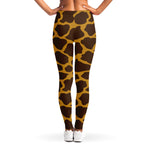 Dark Brown Cow Print Women's Leggings