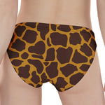 Dark Brown Cow Print Women's Panties