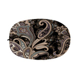 Dark Brown Paisley Pattern Print Car Side Mirror Covers
