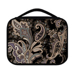 Dark Brown Paisley Pattern Print Classic Bible Case