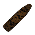 Dark Brown Western Damask Print Ironing Board Cover