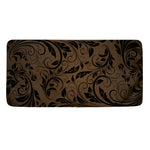 Dark Brown Western Damask Print Towel