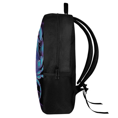 Dark Cancer Zodiac Sign Print 17 Inch Backpack