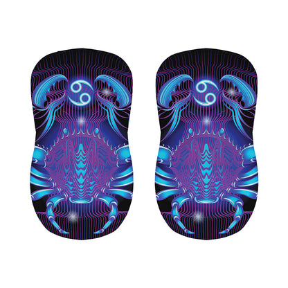 Dark Cancer Zodiac Sign Print Bar Stool Covers