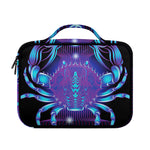 Dark Cancer Zodiac Sign Print Briefcase Bible Bag