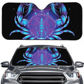 Dark Cancer Zodiac Sign Print Car Windshield Sun Shade