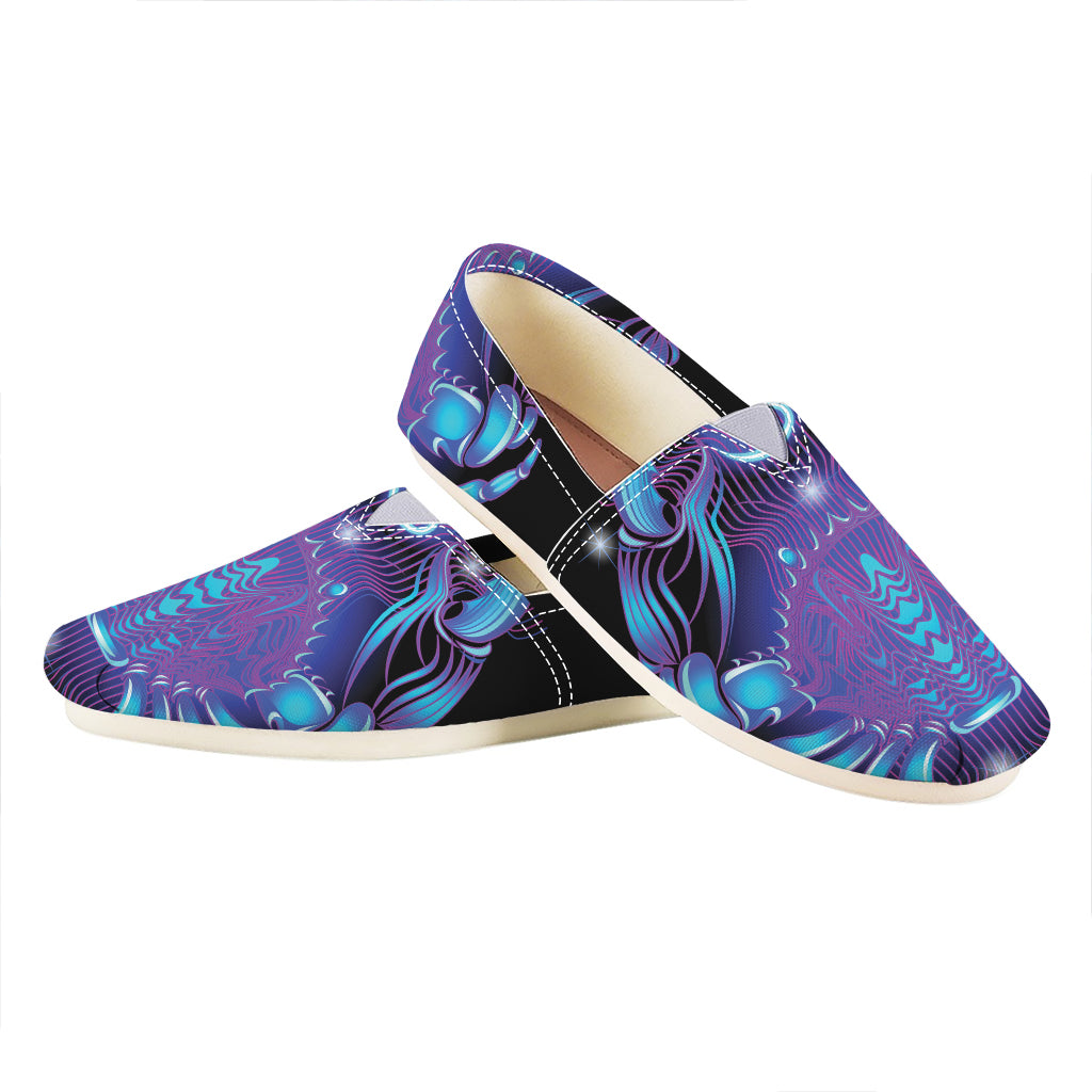 Dark Cancer Zodiac Sign Print Casual Shoes
