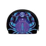 Dark Cancer Zodiac Sign Print Coin Purse