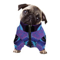 Dark Cancer Zodiac Sign Print Dog Zip Up Jacket