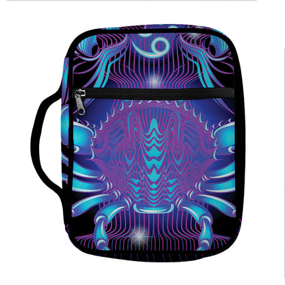 Dark Cancer Zodiac Sign Print Front Pocket Bible Bag
