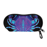 Dark Cancer Zodiac Sign Print Glasses Case