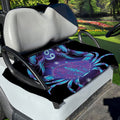 Dark Cancer Zodiac Sign Print Golf Cart Seat Cover