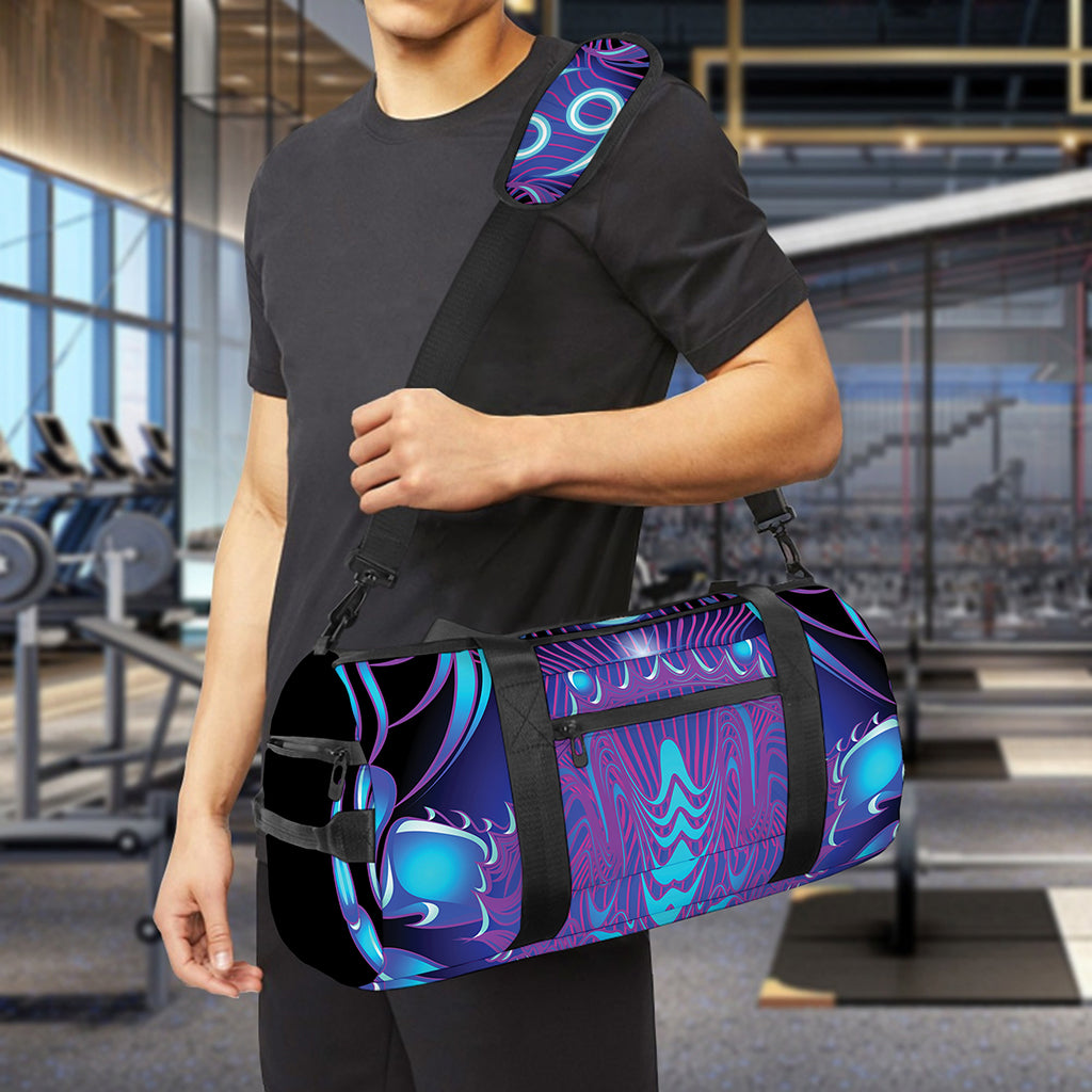 Dark Cancer Zodiac Sign Print Gym Bag