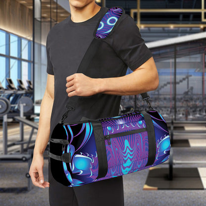 Dark Cancer Zodiac Sign Print Gym Bag