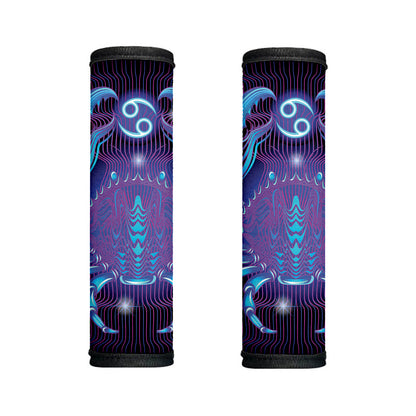 Dark Cancer Zodiac Sign Print Handle Covers