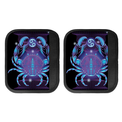Dark Cancer Zodiac Sign Print Handle Covers