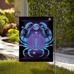 Dark Cancer Zodiac Sign Print House Flag