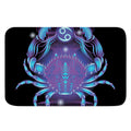 Dark Cancer Zodiac Sign Print Indoor Door Mat