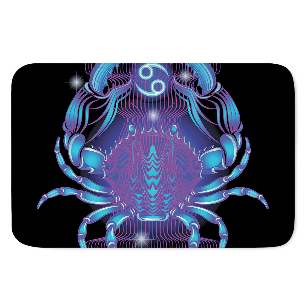 Dark Cancer Zodiac Sign Print Indoor Door Mat