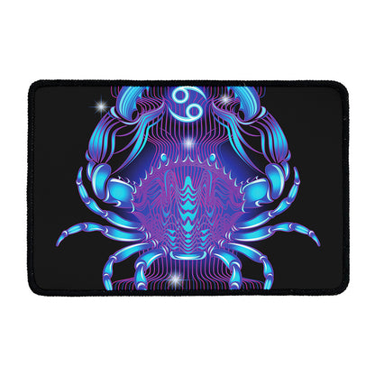 Dark Cancer Zodiac Sign Print Kitchen Mat