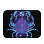 Dark Cancer Zodiac Sign Print Laptop Sleeve