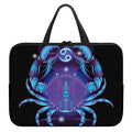 Dark Cancer Zodiac Sign Print Laptop Sleeve With Handle