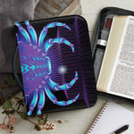 Dark Cancer Zodiac Sign Print Leather Bible Cover
