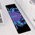Dark Cancer Zodiac Sign Print Long Kitchen Mat