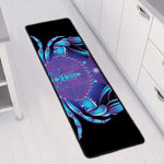 Dark Cancer Zodiac Sign Print Long Kitchen Mat