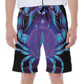Dark Cancer Zodiac Sign Print Men's Beach Shorts