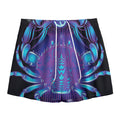 Dark Cancer Zodiac Sign Print Mesh Shorts
