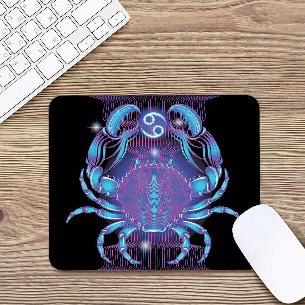 Dark Cancer Zodiac Sign Print Mouse Pad