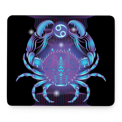 Dark Cancer Zodiac Sign Print Mouse Pad