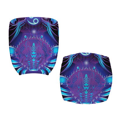 Dark Cancer Zodiac Sign Print Office Chair Cover