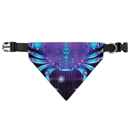 Dark Cancer Zodiac Sign Print Over The Collar Dog Bandana