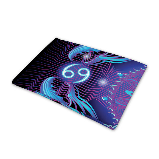 Dark Cancer Zodiac Sign Print Pet Cooling Mat Cover