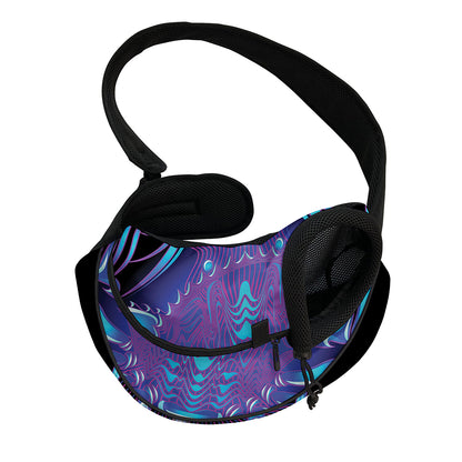 Dark Cancer Zodiac Sign Print Pet Sling Carrier