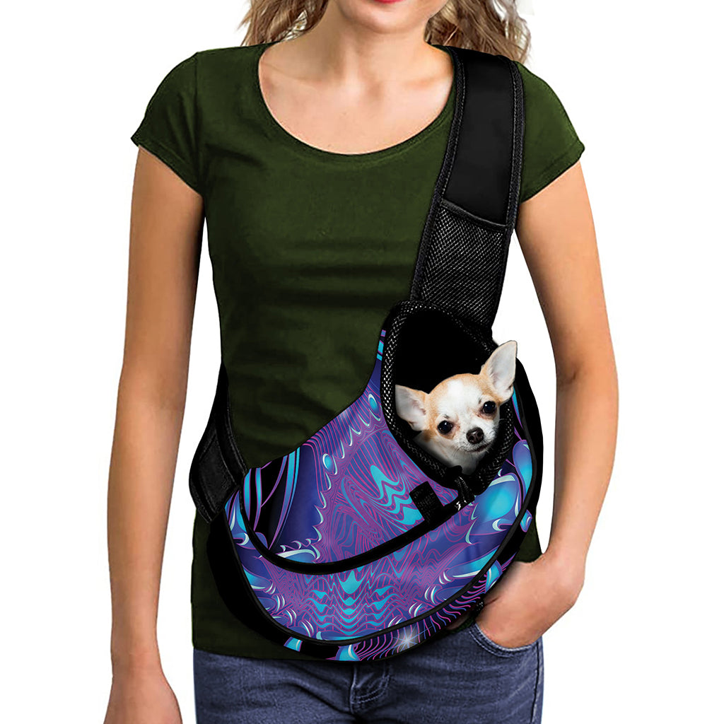 Dark Cancer Zodiac Sign Print Pet Sling Carrier