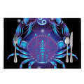 Dark Cancer Zodiac Sign Print Placemat