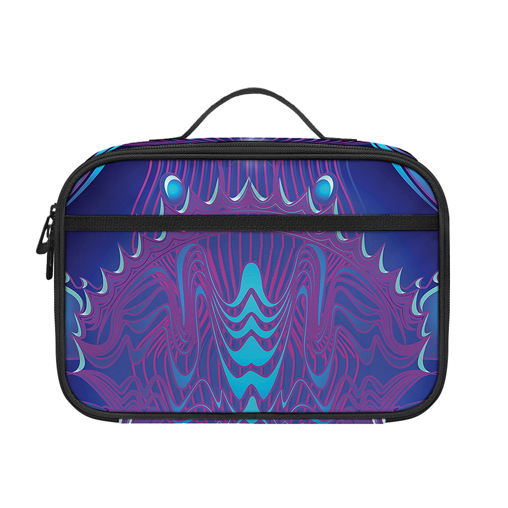Dark Cancer Zodiac Sign Print Portable Lunch Bag