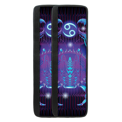 Dark Cancer Zodiac Sign Print Refrigerator Handle Covers