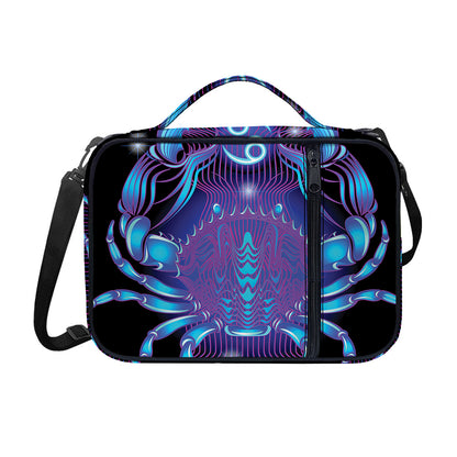 Dark Cancer Zodiac Sign Print Shoulder Strap Bible Bag