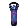 Dark Cancer Zodiac Sign Print Single Neoprene Wine Tote