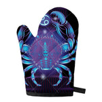 Dark Cancer Zodiac Sign Print Single Oven Mitt